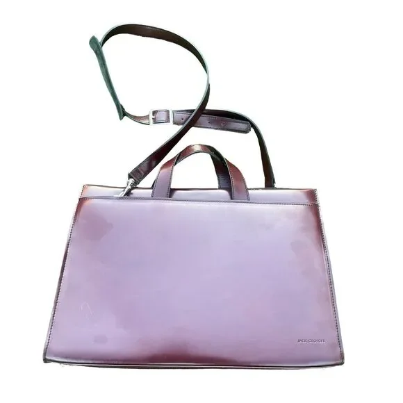 Jack Georges Milano Leather Business Laptop Case - Picture 3 of 11